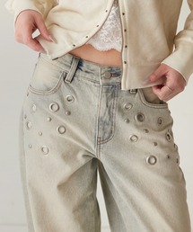WHO'S WHO gallery | EYELET LOW RISE DENIM /アイレットローライズデニム(デニムパンツ)