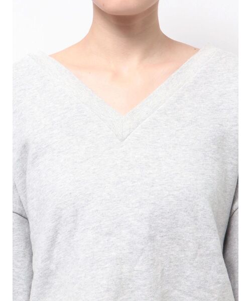 Ungrid（アングリッド）の「Vネックデザインスウェット（スウェット・レディース・イエロー/ライトグレー/ブラック・FREE）」の13枚目の写真