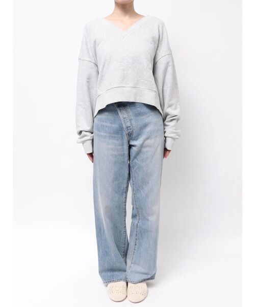 Ungrid（アングリッド）の「Vネックデザインスウェット（スウェット・レディース・イエロー/ライトグレー/ブラック・FREE）」の17枚目の写真