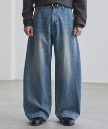 LUENNA | 【LUENNA】Vintage Curve Denim Pants / ヴィンテージ カーブデニムパンツ(デニムパンツ)