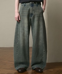 LUENNA | 【LUENNA】Vintage Curve Denim Pants / ヴィンテージ カーブデニムパンツ(デニムパンツ)