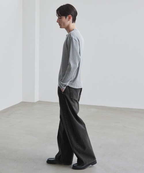 LUENNA（ルエナ）の「【LUENNA】Vintage Curve Denim Pants / ヴィンテージ カーブデニムパンツ（デニムパンツ・メンズ・ブルー/ブラック・L/M/S）」の17枚目の写真