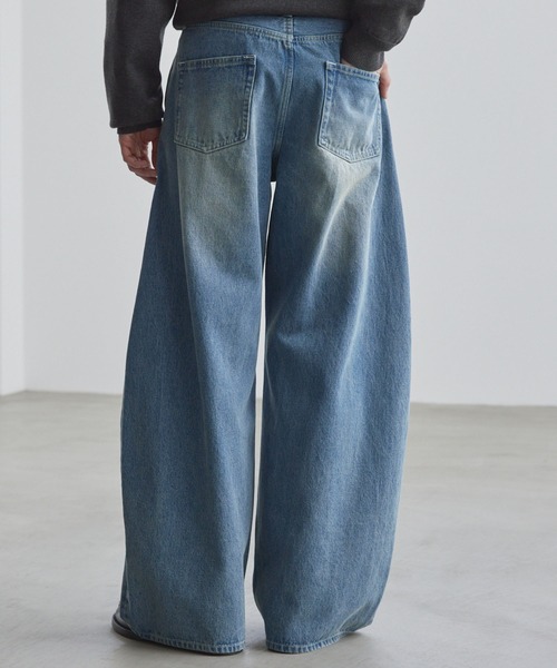 LUENNA（ルエナ）の「【LUENNA】Vintage Curve Denim Pants / ヴィンテージ カーブデニムパンツ（デニムパンツ・メンズ・ブルー/ブラック・L/M/S）」の19枚目の写真