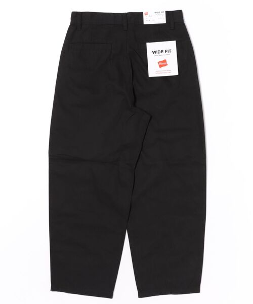 HANES(ヘインズ)の「ノータック ワイドフィット チノパンツ(チノパンツ・メンズ・ベージュ/ブラック/カーキ・S/M/L/LL)」の4枚目の写真