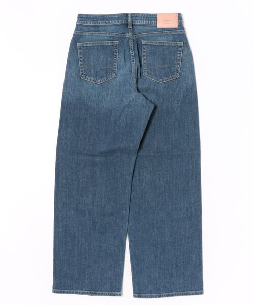SOMETHING(サムシング)の「SOMETHING ELSA NOUVEAU LOOSE STRAIGHT/ルーズストレートデニムパンツ(デニムパンツ・レディース・ライトインディゴブルー/ブルー・X-SMALL/SMALL/MEDIUM/LARGE)」の9枚目の写真