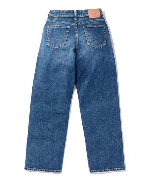 SOMETHING(サムシング)の「SOMETHING ELSA NOUVEAU LOOSE STRAIGHT/ルーズストレートデニムパンツ(デニムパンツ・レディース・ライトインディゴブルー/ブルー・X-SMALL/SMALL/MEDIUM/LARGE)」の16枚目の写真