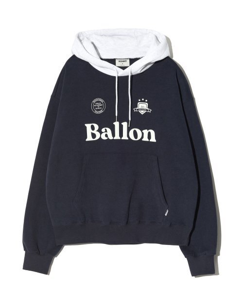 PIECEMAKER(ピースメーカー)の「MIXED OV HOODIE (NAVY)(パーカー・レディース・その他・L)」の3枚目の写真