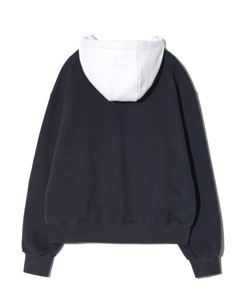 PIECEMAKER(ピースメーカー)の「MIXED OV HOODIE (NAVY)(パーカー・レディース・その他・L)」の4枚目の写真
