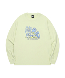 LMC( )��SUN SNAKE LONG SLV TEE lime(T�V���c/�J�b�g�\�[)