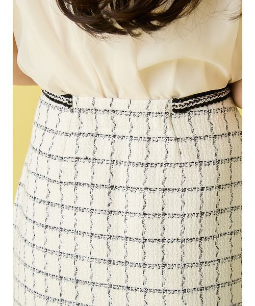 LILY BROWN（リリーブラウン）の「ツイードミニスカート（スカート・レディース・ミント/ホワイト/レッド・0/1）」の11枚目の写真