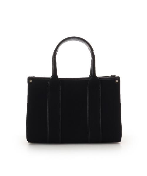 SAMANTHAVEGA(サマンサベガ)の「新色ロゴテープキャンバスハンドバッグ(小)(ハンドバッグ・レディース・グレー/ブラック/オフホワイト・FREE)」の7枚目の写真