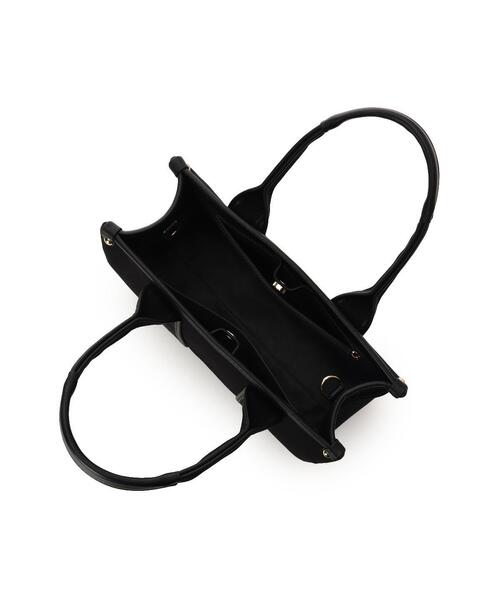 SAMANTHAVEGA(サマンサベガ)の「新色ロゴテープキャンバスハンドバッグ(小)(ハンドバッグ・レディース・グレー/ブラック/オフホワイト・FREE)」の8枚目の写真