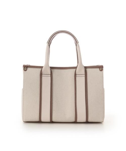 SAMANTHAVEGA(サマンサベガ)の「新色ロゴテープキャンバスハンドバッグ(小)(ハンドバッグ・レディース・グレー/ブラック/オフホワイト・FREE)」の19枚目の写真