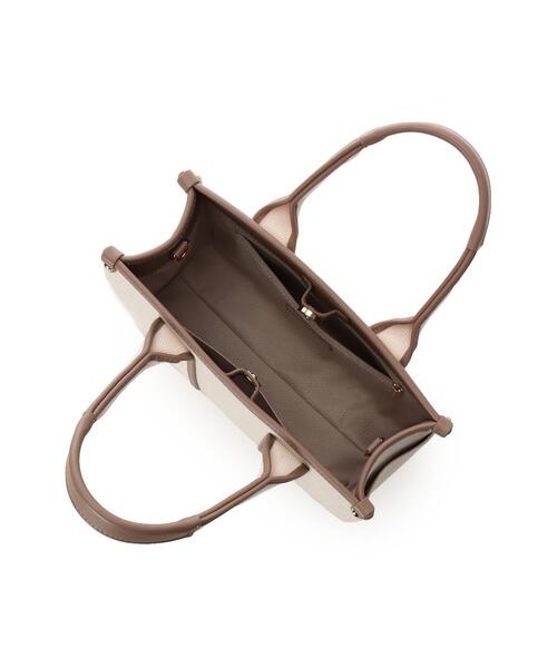 SAMANTHAVEGA(サマンサベガ)の「新色ロゴテープキャンバスハンドバッグ(小)(ハンドバッグ・レディース・グレー/ブラック/オフホワイト・FREE)」の20枚目の写真