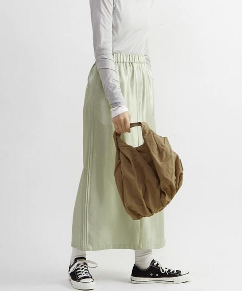 CONVERSE TOKYO(コンバーストウキョウ)の「2WAY NYLON HAND BAG(ハンドバッグ・レディース・ミント/ブラック/ベージュ・FREE)」の8枚目の写真