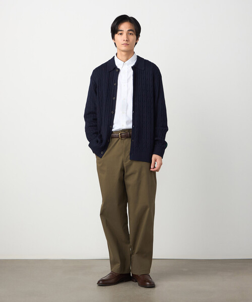 COMME CA ISM(コムサイズム)の「ケーブル柄 カーディガン(カーディガン/ボレロ・メンズ・ネイビー/グリーン/オフホワイト・LARGE/MEDIUM)」の22枚目の写真