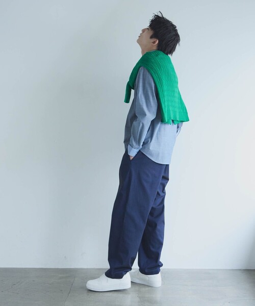 COMME CA ISM(コムサイズム)の「ケーブル柄 カーディガン(カーディガン/ボレロ・メンズ・ネイビー/グリーン/オフホワイト・LARGE/MEDIUM)」の9枚目の写真