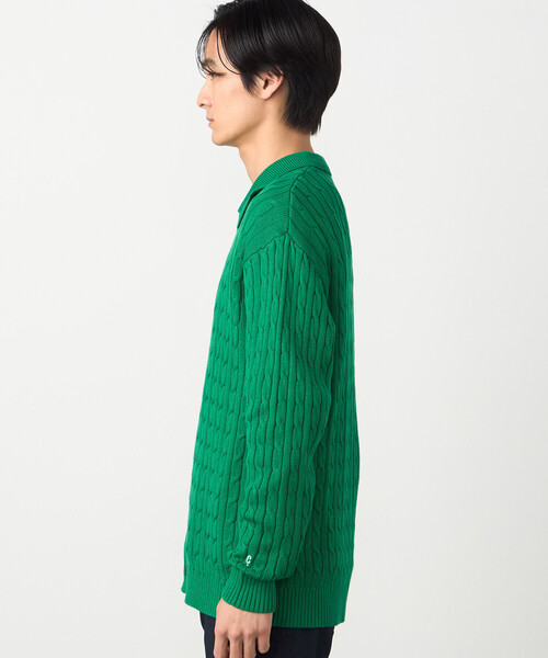 COMME CA ISM(コムサイズム)の「ケーブル柄 カーディガン(カーディガン/ボレロ・メンズ・ネイビー/グリーン/オフホワイト・LARGE/MEDIUM)」の13枚目の写真