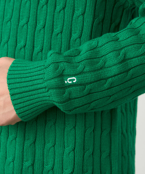 COMME CA ISM(コムサイズム)の「ケーブル柄 カーディガン(カーディガン/ボレロ・メンズ・ネイビー/グリーン/オフホワイト・LARGE/MEDIUM)」の17枚目の写真