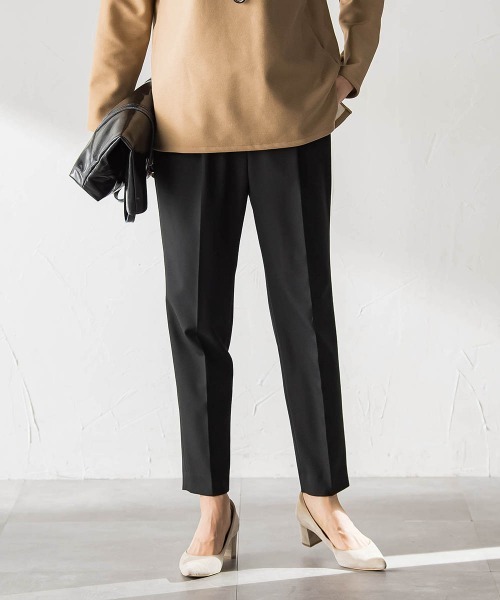 LAUTREAMONT（ロートレアモン）の「【WEB限定】美シルエット裏起毛ストレッチパンツ≪13号あり/毛玉防止≫（その他パンツ・レディース・ブラック/キャメル/ボルドー/チャコールグレー・7号/9号/11号）」の18枚目の写真