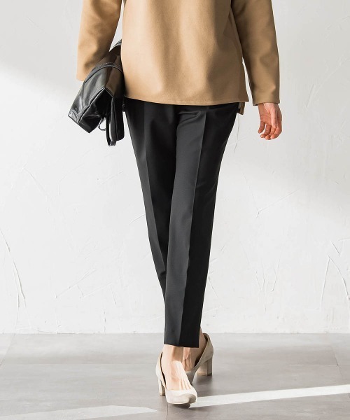 LAUTREAMONT（ロートレアモン）の「【WEB限定】美シルエット裏起毛ストレッチパンツ≪13号あり/毛玉防止≫（その他パンツ・レディース・ブラック/キャメル/ボルドー/チャコールグレー・7号/9号/11号）」の19枚目の写真