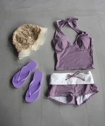 SANSeLF | 【SANSeLF】ギンガムチェックホルタースイムウェア saws26s006(水着)