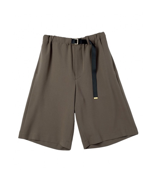 CULLNI(クルニ)の「Relax Dry Stretch Half Pant with Adjustable Belt(その他パンツ・メンズ・アッシュブラウン/チャコール/ブルーグリーン/ブラック・2/1/0)」の11枚目の写真