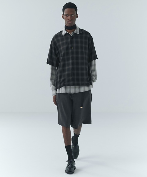 CULLNI(クルニ)の「Relax Dry Stretch Half Pant with Adjustable Belt(その他パンツ・メンズ・アッシュブラウン/チャコール/ブルーグリーン/ブラック・2/1/0)」の6枚目の写真