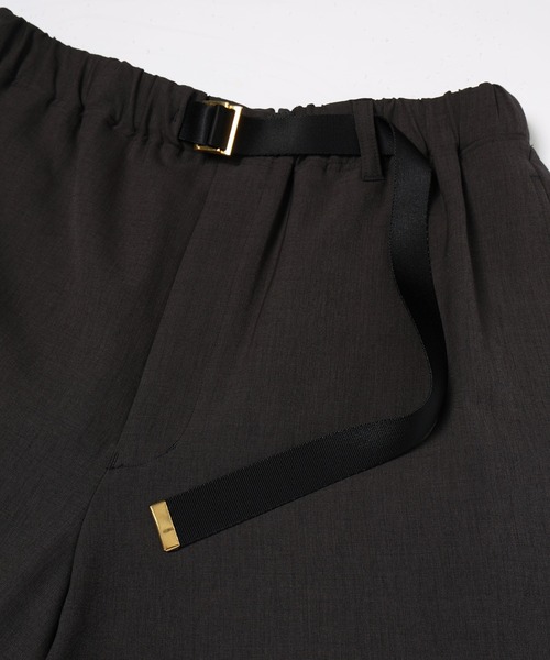 CULLNI(クルニ)の「Relax Dry Stretch Half Pant with Adjustable Belt(その他パンツ・メンズ・アッシュブラウン/チャコール/ブルーグリーン/ブラック・2/1/0)」の17枚目の写真