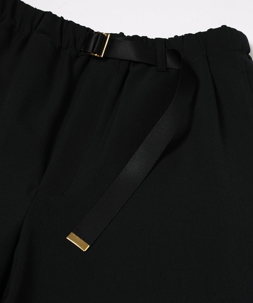 CULLNI(クルニ)の「Relax Dry Stretch Half Pant with Adjustable Belt(その他パンツ・メンズ・アッシュブラウン/チャコール/ブルーグリーン/ブラック・2/1/0)」の20枚目の写真