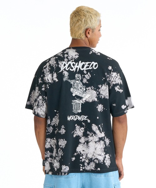 DC(ディーシー)の「DC/ディーシー 半袖 Tシャツ ロゴ バックプリント DST261026(Tシャツ/カットソー・メンズ・ホワイト×ブルー/スミクロ/ブラック×ベージュ・XL/M/L/2XL)」の12枚目の写真