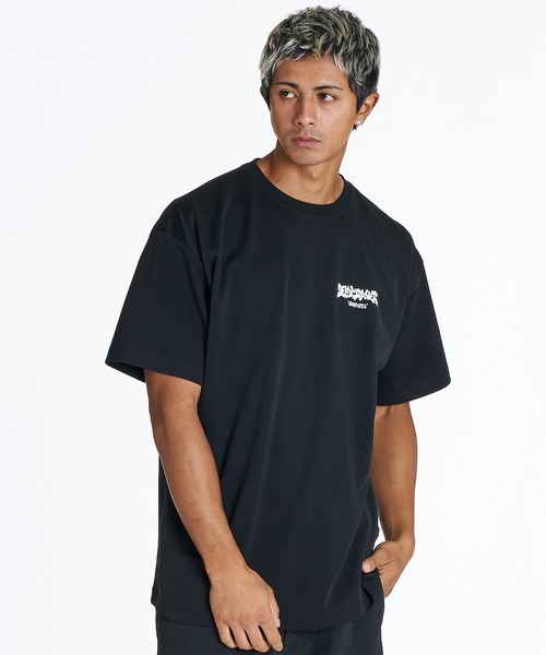 DC（ディーシー）の「DC/ディーシー 半袖 Tシャツ バックプリント ラッシュガード UVカット 吸水速乾 ストレッチ 接触冷感 水陸両用 DST262024（Tシャツ/カットソー・メンズ・ブラック/ホワイト・XL/L/M）」の5枚目の写真