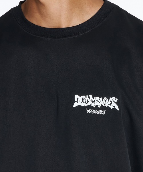 DC（ディーシー）の「DC/ディーシー 半袖 Tシャツ バックプリント ラッシュガード UVカット 吸水速乾 ストレッチ 接触冷感 水陸両用 DST262024（Tシャツ/カットソー・メンズ・ブラック/ホワイト・XL/L/M）」の7枚目の写真