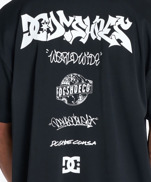 DC（ディーシー）の「DC/ディーシー 半袖 Tシャツ バックプリント ラッシュガード UVカット 吸水速乾 ストレッチ 接触冷感 水陸両用 DST262024（Tシャツ/カットソー・メンズ・ブラック/ホワイト・XL/L/M）」の8枚目の写真