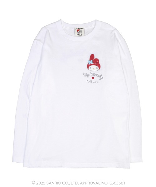 MILK（ミルク）の「マイメロ L.S. Tシャツ（Tシャツ/カットソー・レディース・A/B・S/L）」の2枚目の写真