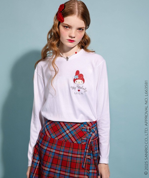 MILK（ミルク）の「マイメロ L.S. Tシャツ（Tシャツ/カットソー・レディース・A/B・S/L）」の5枚目の写真