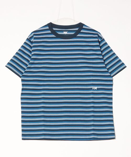 HELLY HANSEN（ヘリーハンセン）の「【HELLY HANSEN】S/S Multi Border Tee（Tシャツ/カットソー・メンズ・ブルー/イエロー・LARGE/MEDIUM/X-LARGE）」の3枚目の写真