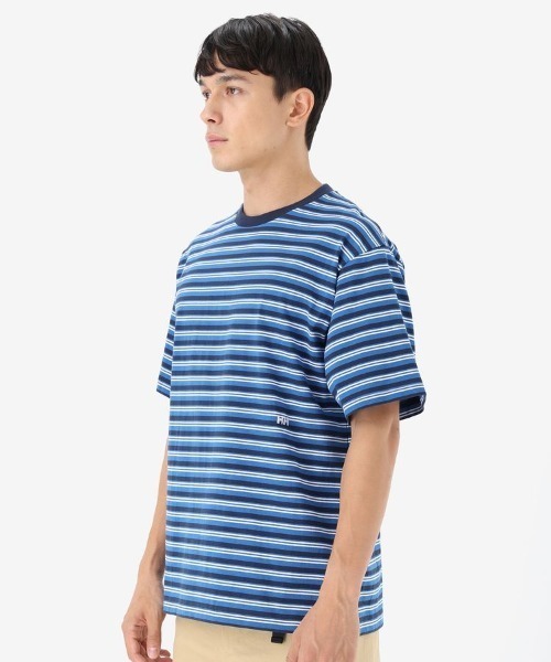 HELLY HANSEN（ヘリーハンセン）の「【HELLY HANSEN】S/S Multi Border Tee（Tシャツ/カットソー・メンズ・ブルー/イエロー・LARGE/MEDIUM/X-LARGE）」の8枚目の写真