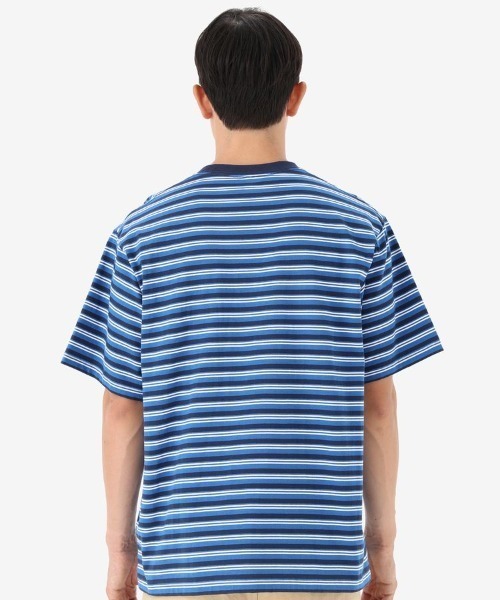 HELLY HANSEN（ヘリーハンセン）の「【HELLY HANSEN】S/S Multi Border Tee（Tシャツ/カットソー・メンズ・ブルー/イエロー・LARGE/MEDIUM/X-LARGE）」の9枚目の写真