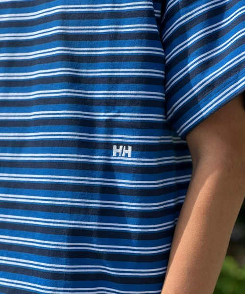 HELLY HANSEN（ヘリーハンセン）の「【HELLY HANSEN】S/S Multi Border Tee（Tシャツ/カットソー・メンズ・ブルー/イエロー・LARGE/MEDIUM/X-LARGE）」の6枚目の写真
