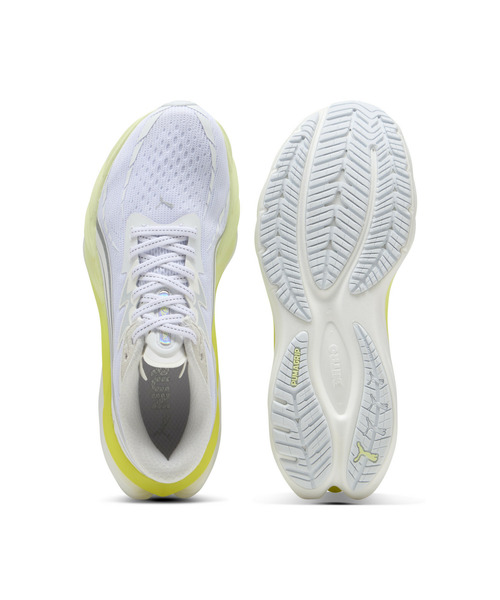 PUMA(プーマ)の「PUMA プーマ ウィメンズ ヴェロシティ ニトロ 4 ランニングシューズ(スニーカー・レディース・グリーン系その他/ホワイト系その他・25.0cm/25.5cm/24.5cm/23.5cm/24.0cm/22.5cm/23.0cm)」の13枚目の写真