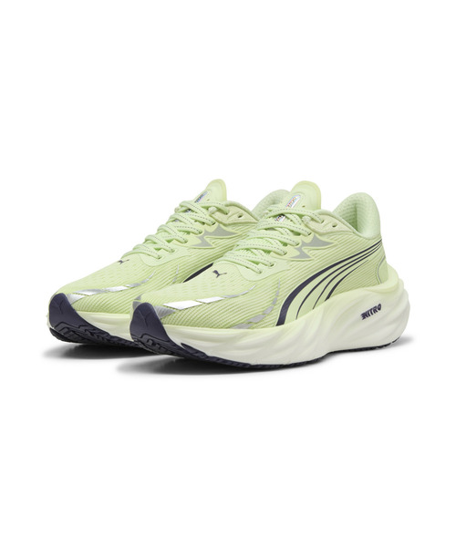PUMA(プーマ)の「PUMA プーマ ウィメンズ ヴェロシティ ニトロ 4 ランニングシューズ(スニーカー・レディース・グリーン系その他/ホワイト系その他・25.0cm/25.5cm/24.5cm/23.5cm/24.0cm/22.5cm/23.0cm)」の9枚目の写真