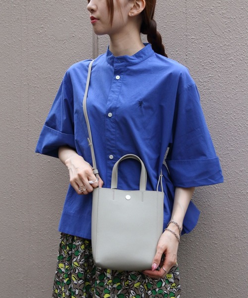 ORCIVAL(オーシバル)の「ORCIVAL/オーシバル レザーショルダーバッグ LEATHER SHOULDER BAG SMALL OR-H0346 DFT(ショルダーバッグ・レディース・ベージュ・FREE)」の1枚目の写真