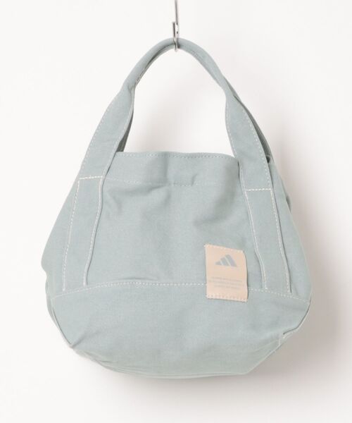 adidas（アディダス）の「adidas/アディダス WOMEN'S MUST HAVES（ウィメンズ マストハブ）キャンバストートバッグ NEB32（トートバッグ・メンズ・ミント/ベージュ・FREE）」の4枚目の写真