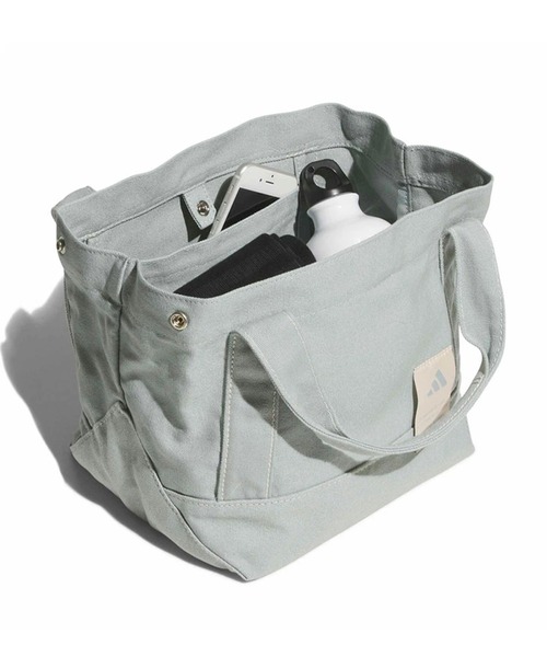 adidas（アディダス）の「adidas/アディダス WOMEN'S MUST HAVES（ウィメンズ マストハブ）キャンバストートバッグ NEB32（トートバッグ・メンズ・ミント/ベージュ・FREE）」の11枚目の写真