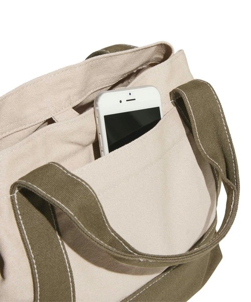 adidas（アディダス）の「adidas/アディダス WOMEN'S MUST HAVES（ウィメンズ マストハブ）キャンバストートバッグ NEB32（トートバッグ・メンズ・ミント/ベージュ・FREE）」の15枚目の写真