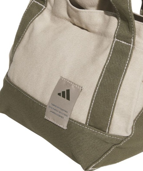 adidas（アディダス）の「adidas/アディダス WOMEN'S MUST HAVES（ウィメンズ マストハブ）キャンバストートバッグ NEB32（トートバッグ・メンズ・ミント/ベージュ・FREE）」の14枚目の写真