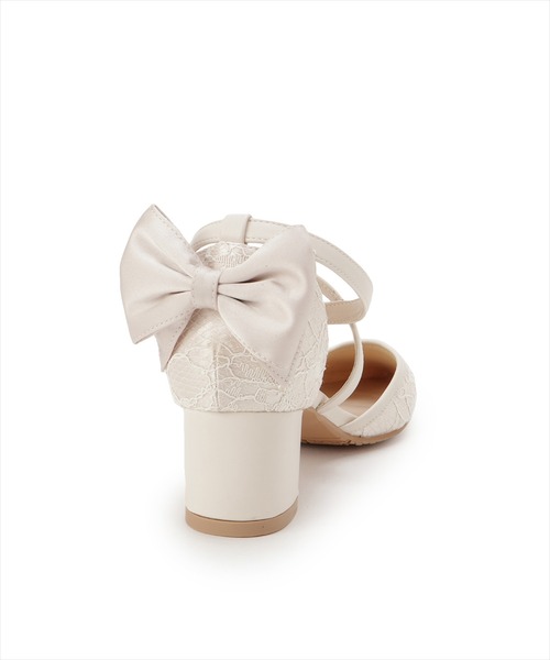 WILLSELECTION(ウィルセレクション)の「バックリボンレースパンプス(パンプス・レディース・ブラック/アイボリー・LARGE/MEDIUM)」の8枚目の写真