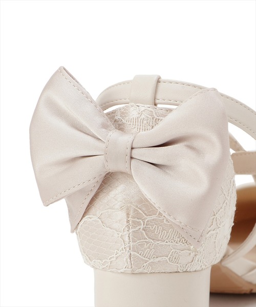 WILLSELECTION(ウィルセレクション)の「バックリボンレースパンプス(パンプス・レディース・ブラック/アイボリー・LARGE/MEDIUM)」の12枚目の写真