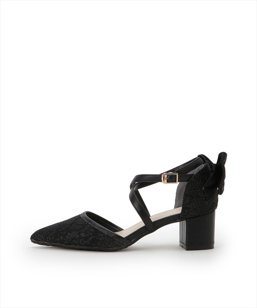 WILLSELECTION(ウィルセレクション)の「バックリボンレースパンプス(パンプス・レディース・ブラック/アイボリー・LARGE/MEDIUM)」の14枚目の写真